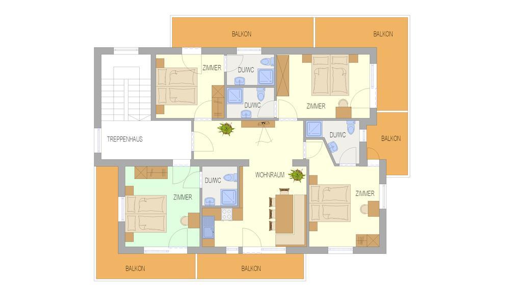 נאודרס Ferienhaus Peter Spoettl חדר תמונה